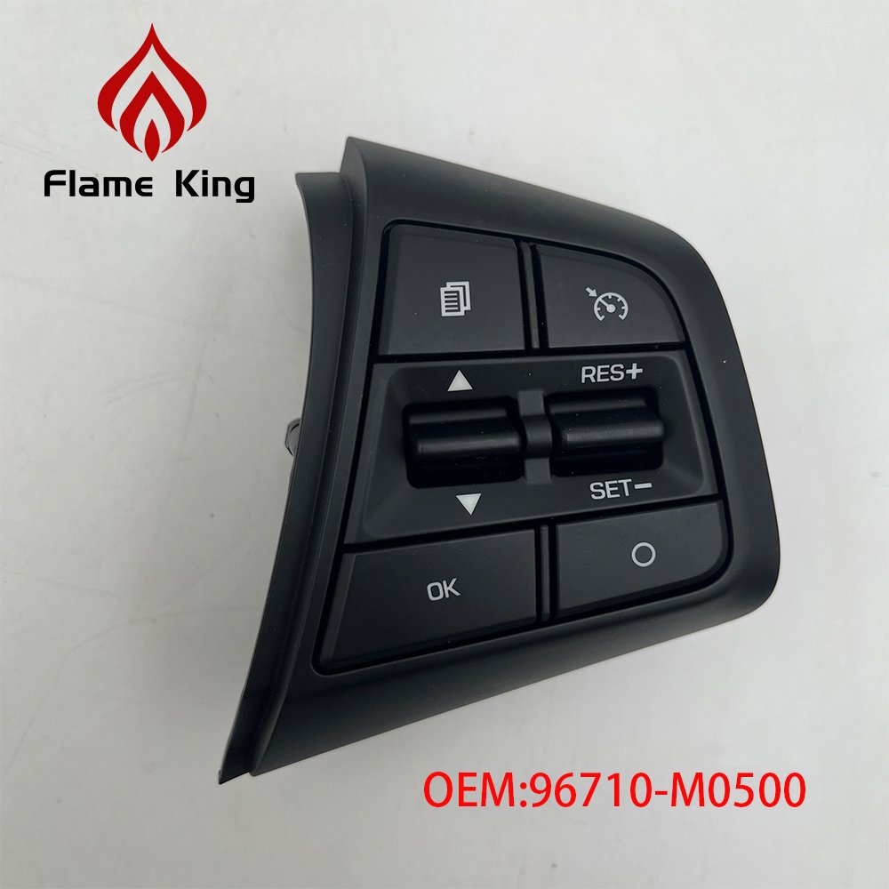 

Flame king для Hyundai Creta ix25, кнопки круиз-контроля на руле для Creta ix25 2,0 л 96700-M0500 96710-M0500