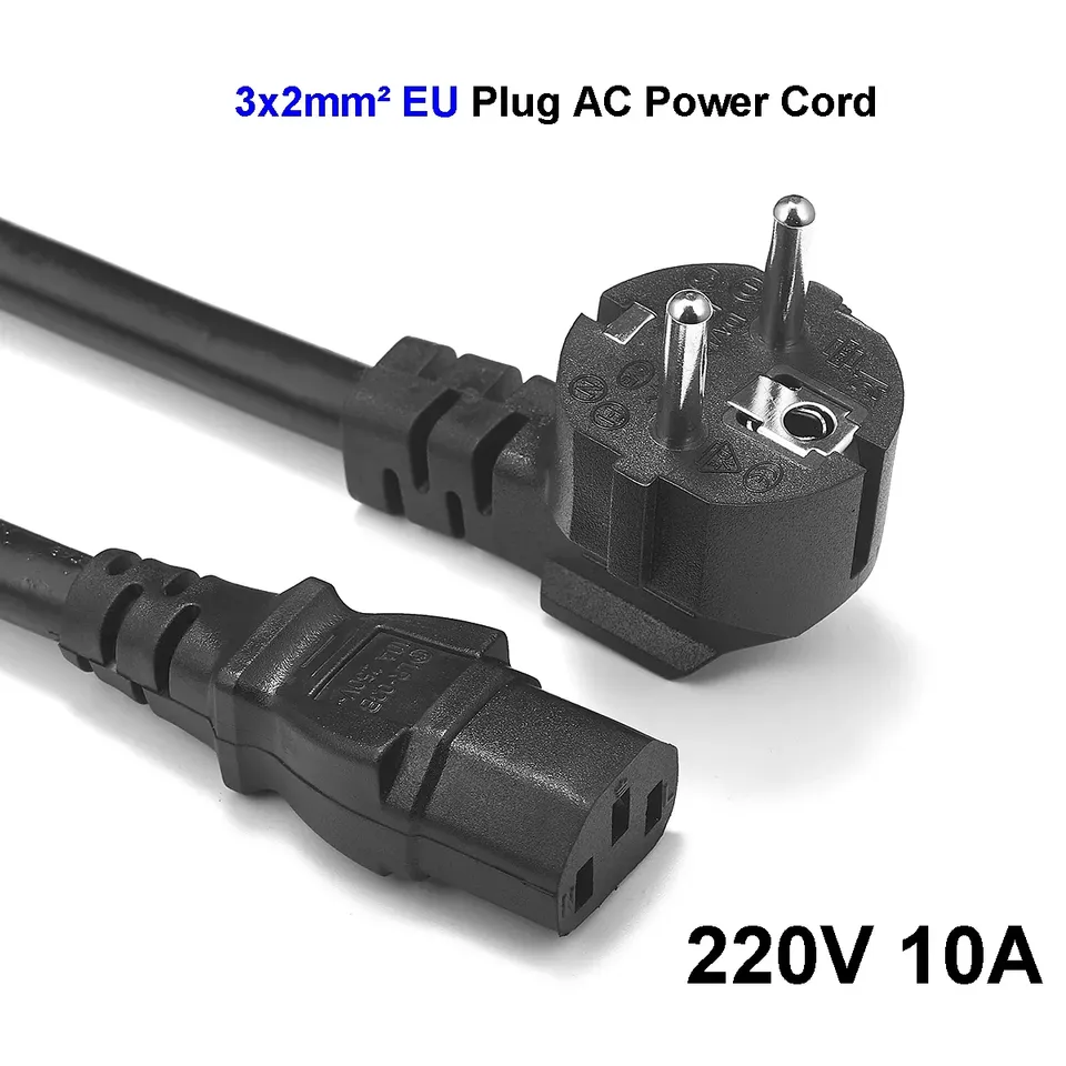 

Кабель питания DelightFire Schuko to IEC C13 2 мм2 250В 10А 1,5/3/5 м