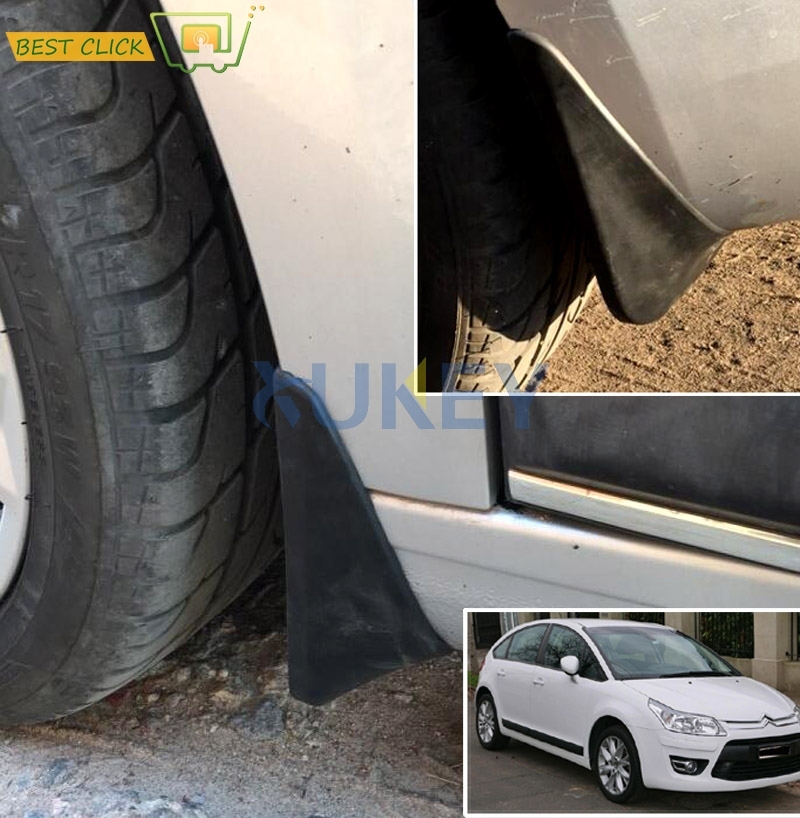

Комплект автомобильных брызговиков для Citroen C4 1 2004-2010, хэтчбек, брызговики, брызговики, переднее и заднее крыло 2005 2006