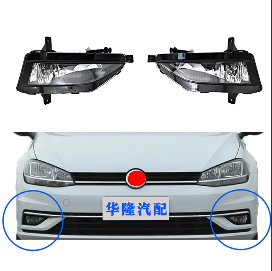 

1 шт., противотуманные фары на передний бампер для Volkswagen VW Golf 7,5