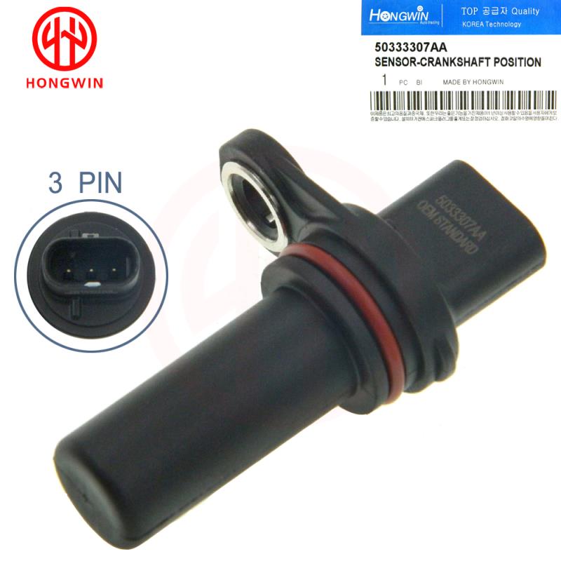 

Датчик положения коленчатого вала 5033307AA,050333307AC для Chrysler 200 Sebring Dodge Caliber Avenger Ram 1500 Viper V10 Jeep Compass