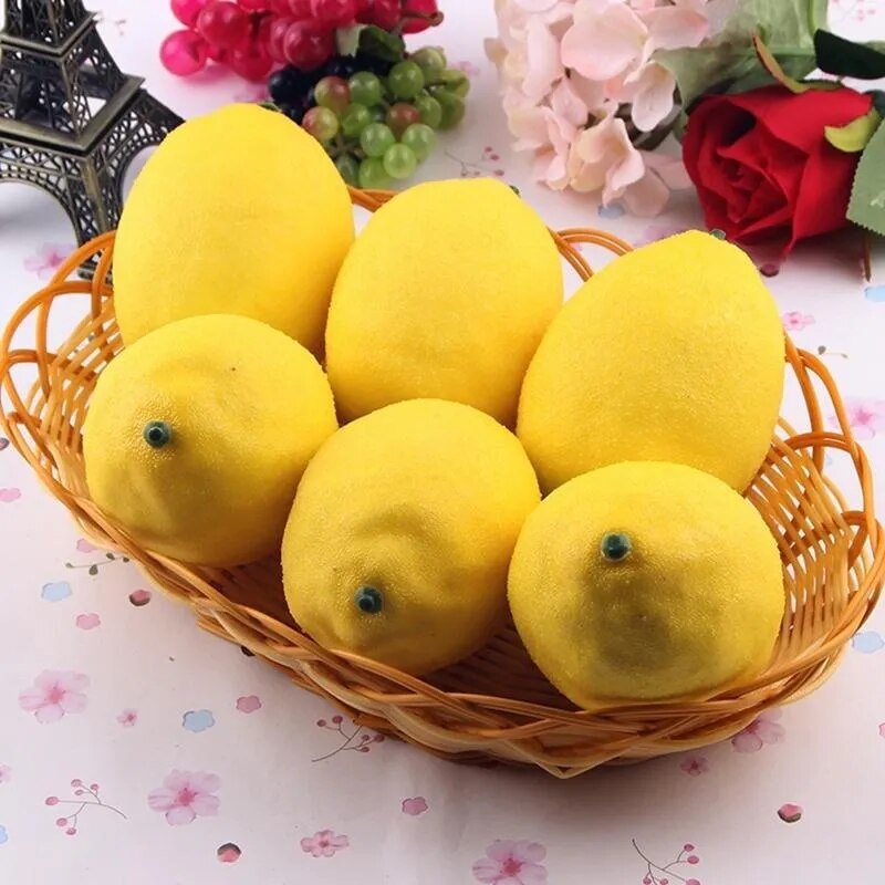

Искусственные лимоны из ПВХ
