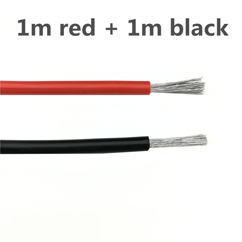 

Силиконовый кабель, 2 метра, 12 AWG 14/16/18/20/22/24/26/28/30 #, сверхгибкий провод, высокотемпературная тестовая линия, 2 м