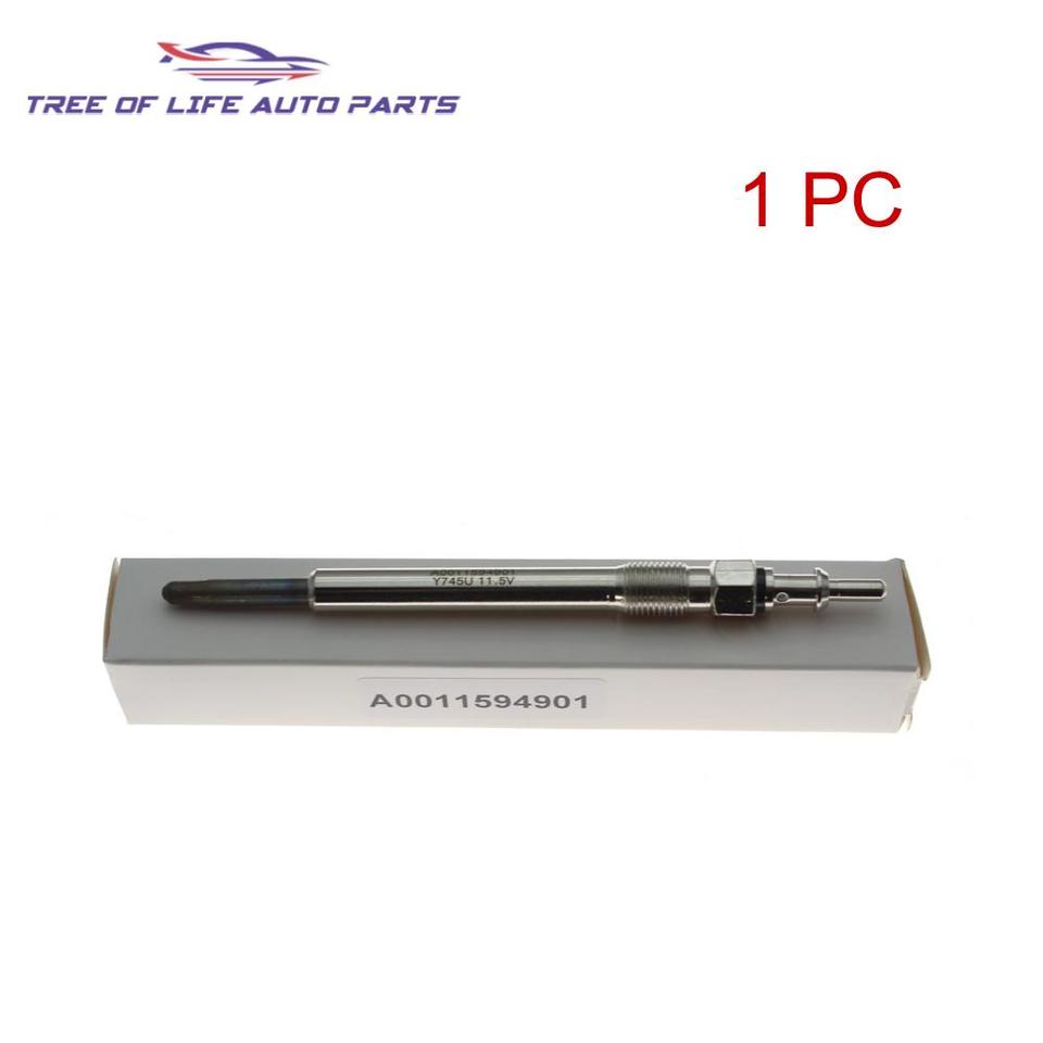 

Свечи накаливания 1/4/5/6X 11,5 В для Mercedes OM611 OM646 OM612 OM613 CDI W463 W202 W203 C209 W210 W211 W163 W220 W638 A 0011592801