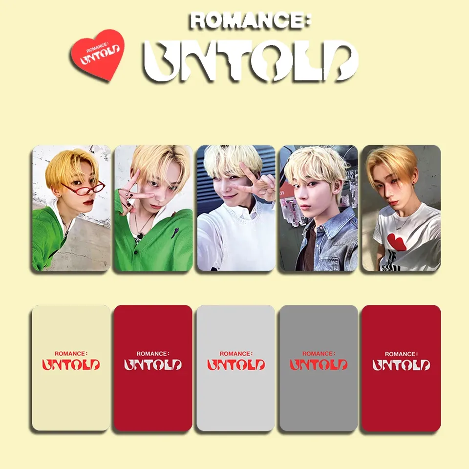 

Kpop Boys Idol ROMANCE UNTOLD Lomo Карты