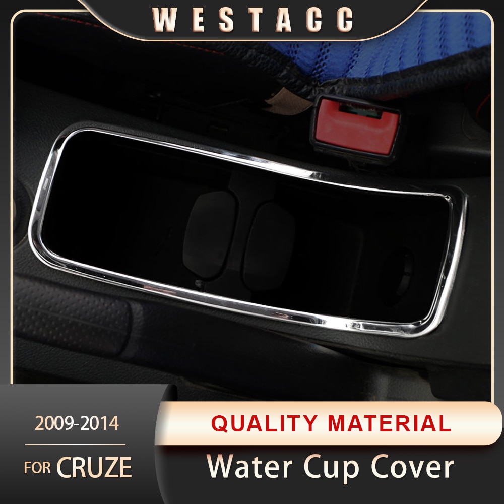 

Рамка чашки с водой на консоли автомобиля для Chevrolet Cruze Sedan Hatchback 2009-2015, наклейка, декоративная отделка, аксессуары для интерьера