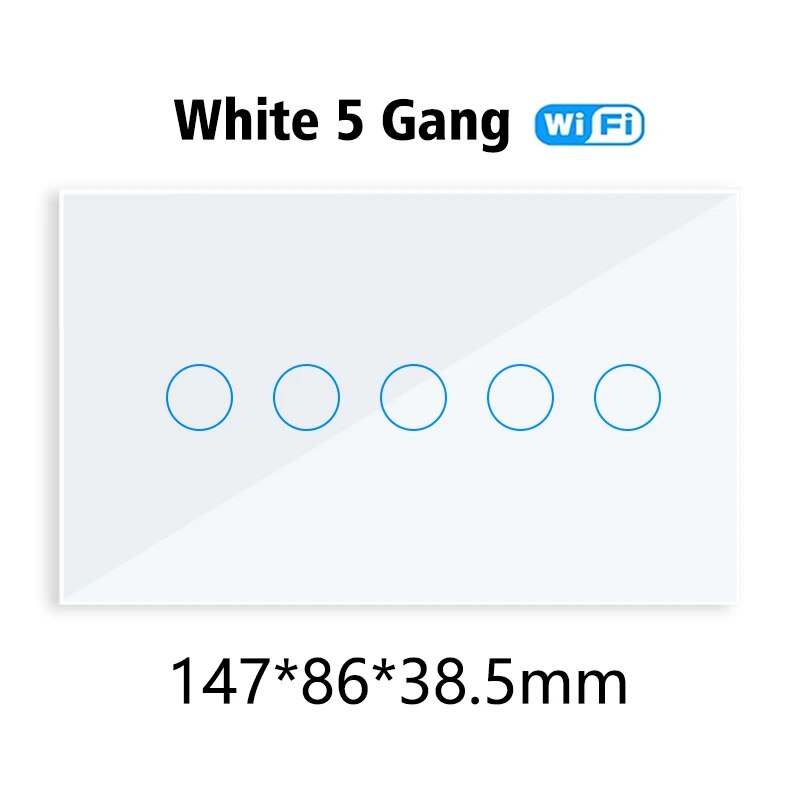 

Liwokit WiFi умный сенсорный выключатель 8/10 клавиш