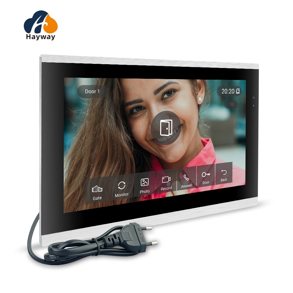 

10 - дюймовый видеохостинг Tuya Smart WIFI Телефонная система 1080p Дверь Звонок Камера с полным сенсорным экраном Домашний монитор