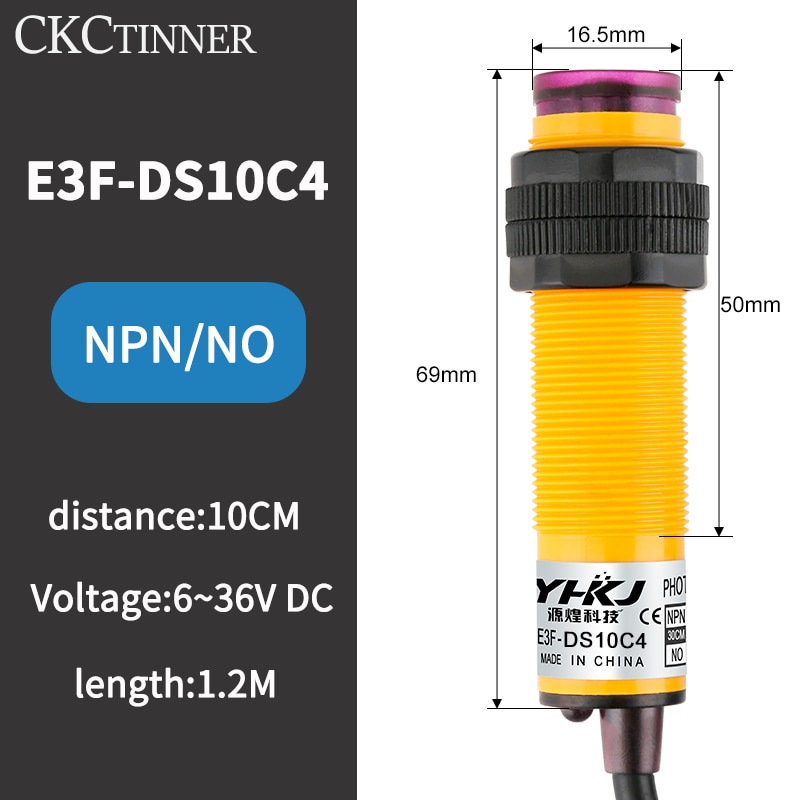 

Бесконтактный переключатель CKCTINNER E3F-DS10C4/P1/P2/Y1/Y2