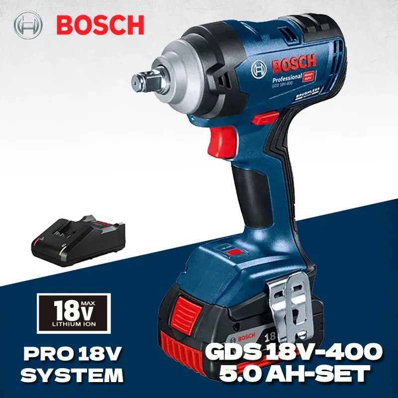 

Ударный гайковерт Bosch GDS 18V-400