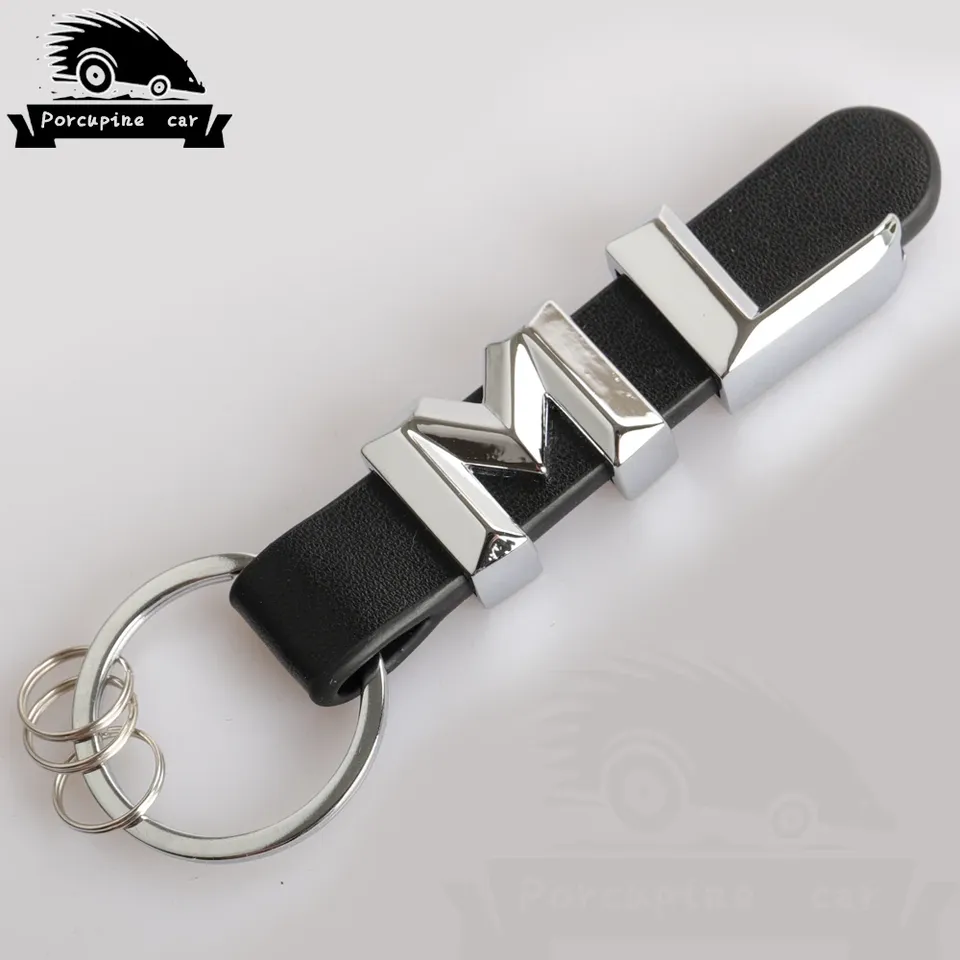 

Кожаные кольца для ключей для Mercedes Benz GL GLC ML SL SLK GLA GLE A B C E S R 3D автомобильный брелок Металлический брелок для ключей