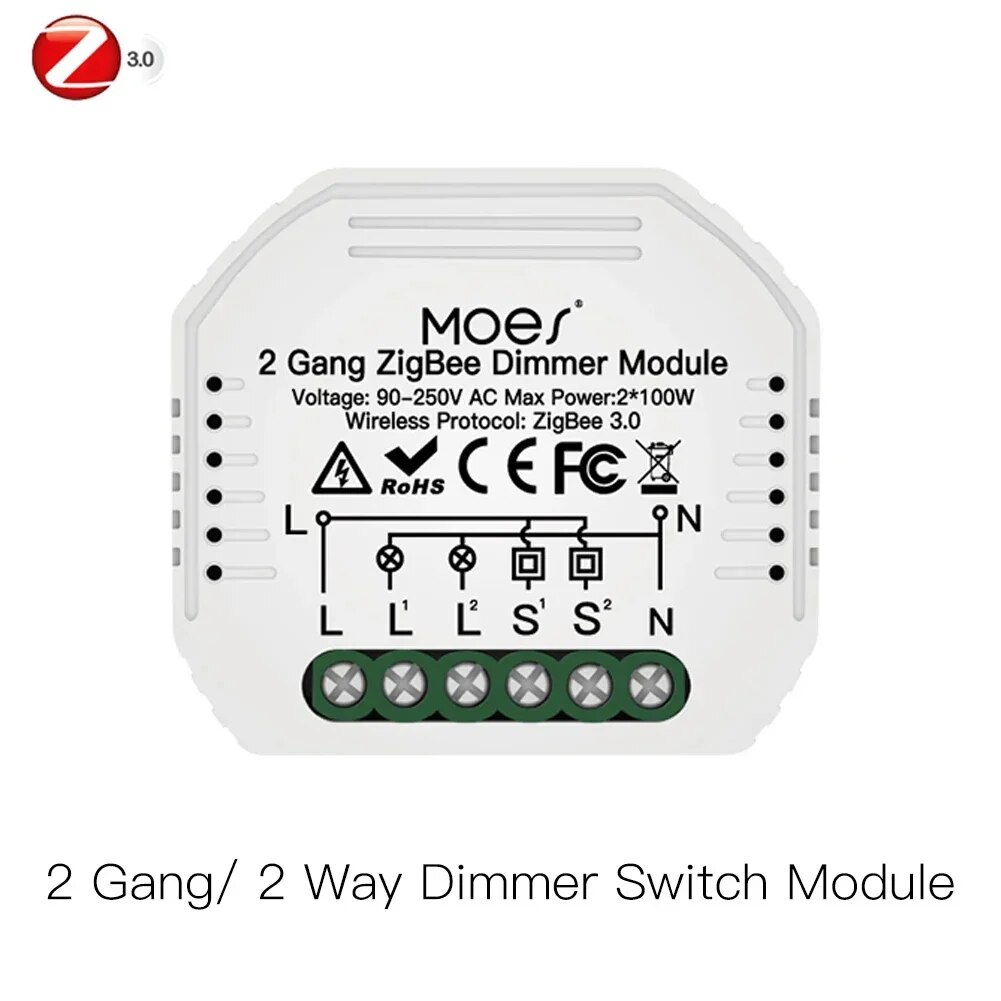 

Модуль переключателя MoesHouse ZigBee WiFi для занавесок