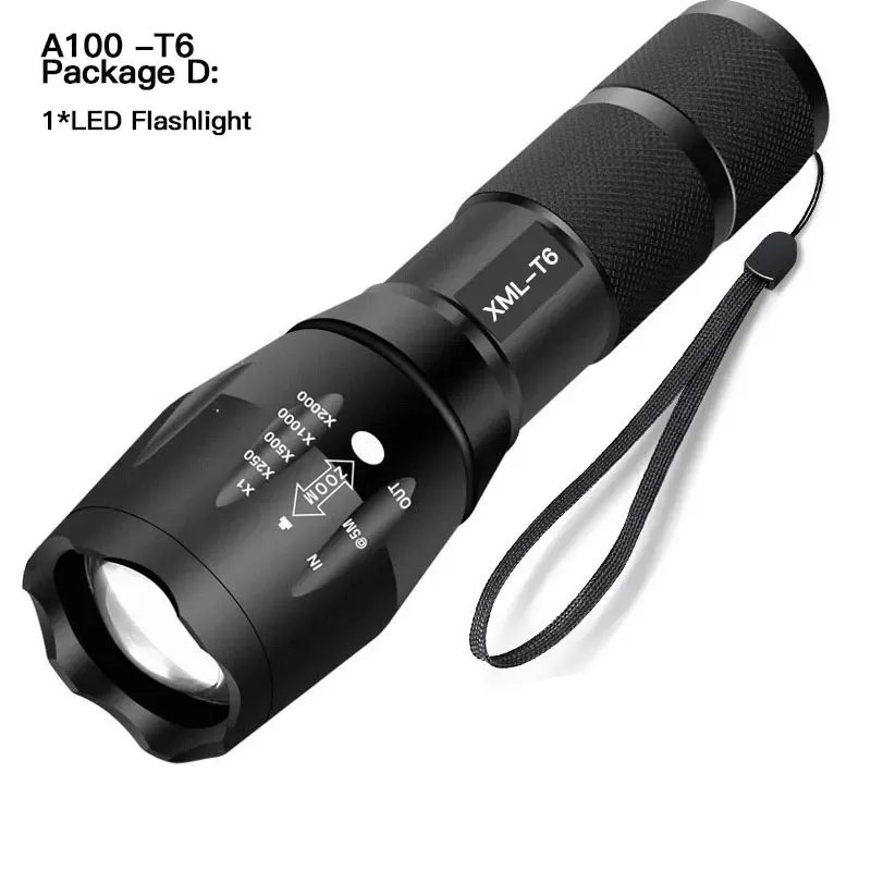 

Фонарик XINYI XMLT6/L2 черный
