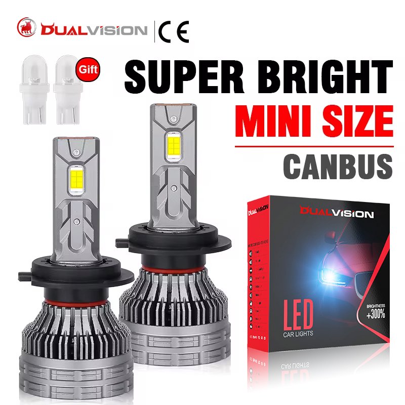 

Dualvision H7 H4 Светодиодная фара Canbus декодер H4 H11 Лампа 9012 H1 H8 H9 9005 9006 HB3 HB4 PTF Противотуманные фары Лампы дальнего ближнего света