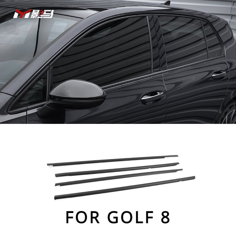 

Аксессуары для внешней отделки автомобиля, черная фотозащита для vw golf 8 mk8 gti pro R-Line
