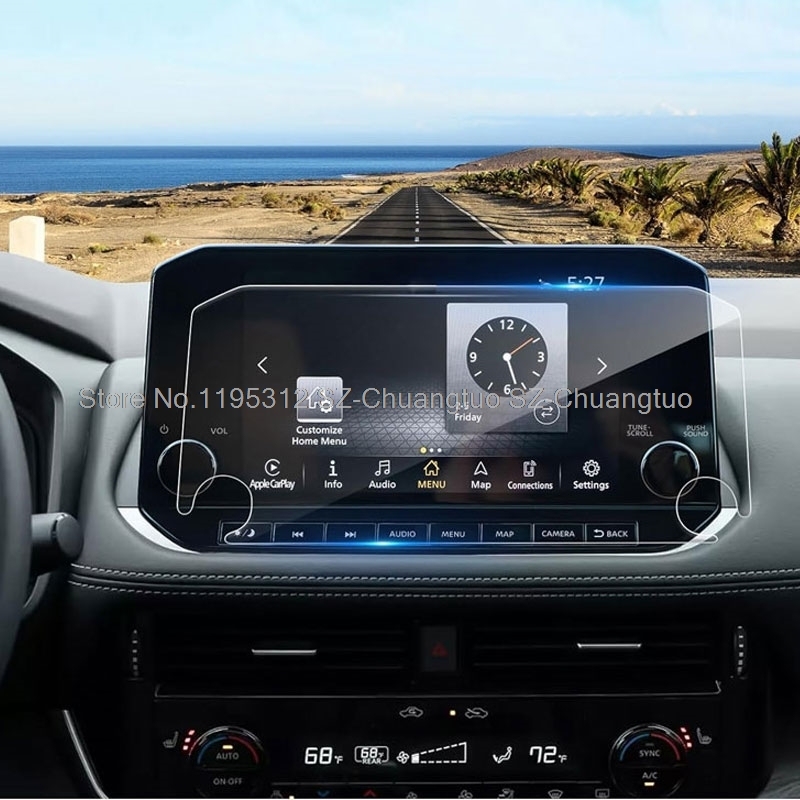 

Защитная пленка из закаленного стекла для Mitsubishi Outlander 2022 SE/SEL/SE TECH/SEL Touring, 9-дюймовые аксессуары для GPS-навигации