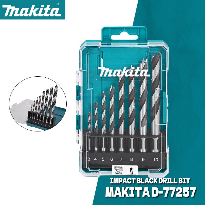 

Makita D-77257 набор сверл по дереву 8 шт