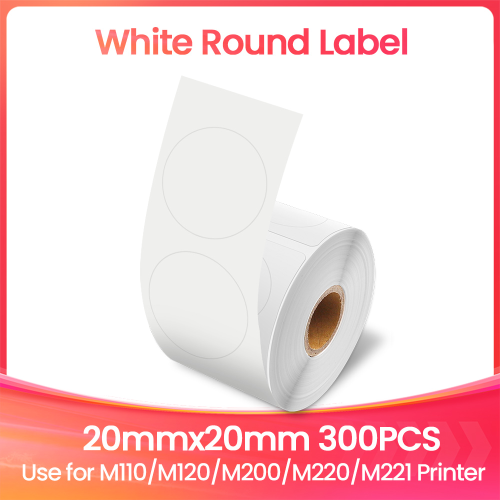 

Термоэтикетки Phomemo M110/M220 прозрачные круглые