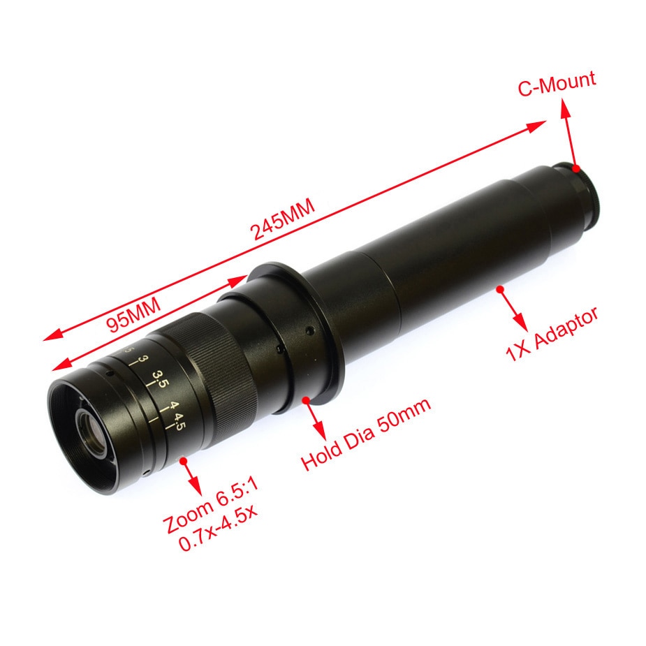 

HAYEAR Зум-объектив 10X-300X C-Mount