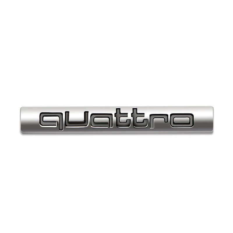 

3D Металлическая Эмблема багажника для Audi QUATTRO Sline A3 A4 A5 RS6 RS3 RS4 RS5 RS7 Sport A6 Q3 Q5 Q7 S3 S4