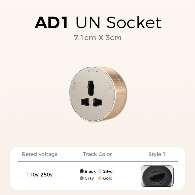 

Avoir алюминиевая трековая розетка с USB