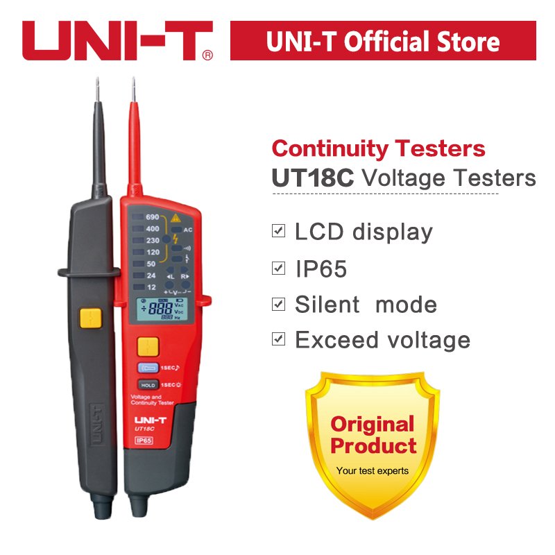 

UNI-T Водонепроницаемый тестер напряжения UT15C