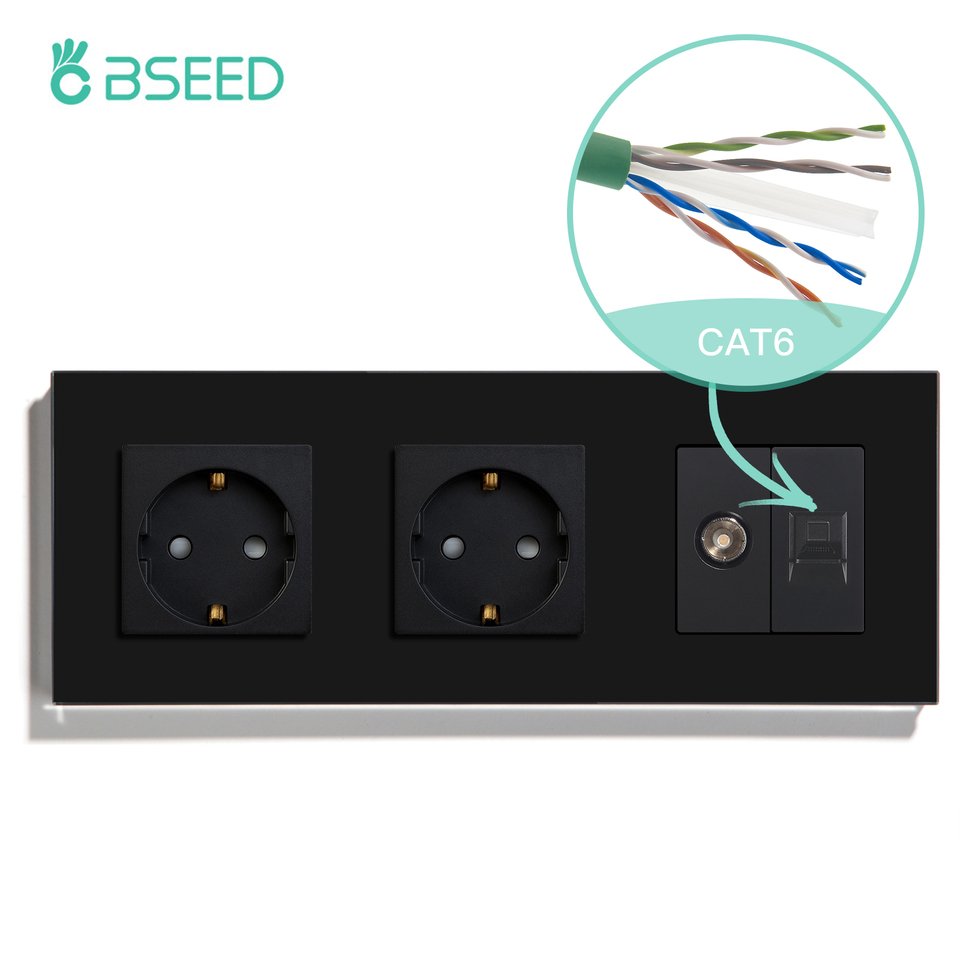 

Розетка BSEED с USB C и RJ45