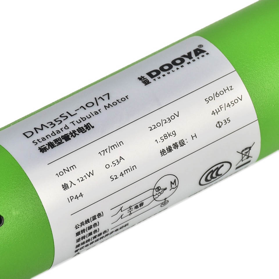 

Dooya DM35S 10/17 мотор для рулонных штор 220/230В