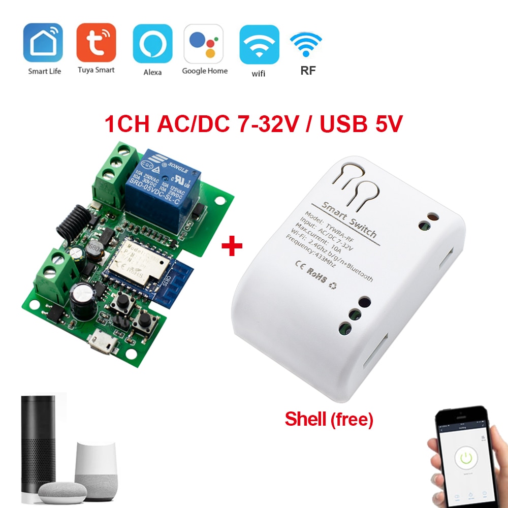 

Scimagic-RC Tuya Wi-Fi переключатель 1 канала