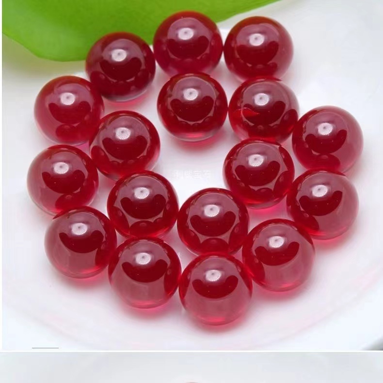 

Рубиновый шарик из корунда 5А