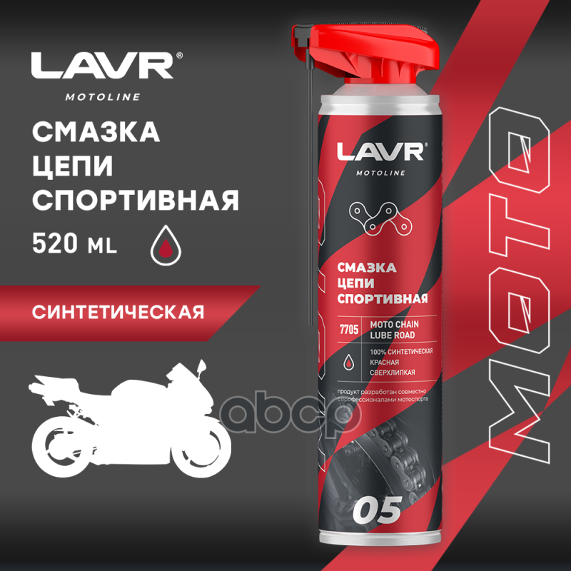 

Смазка Цепи Спортивная, 520 Мл LAVR арт. LN7705