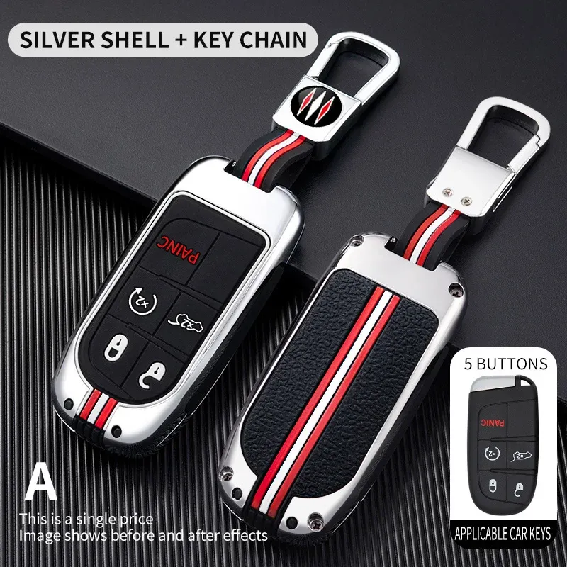 

Чехол для автомобильного ключа для Dodge Journey Challenger Jcuv Charger Chrysler 300C для Jeep Cherokee Compass Renegade Grand Commander