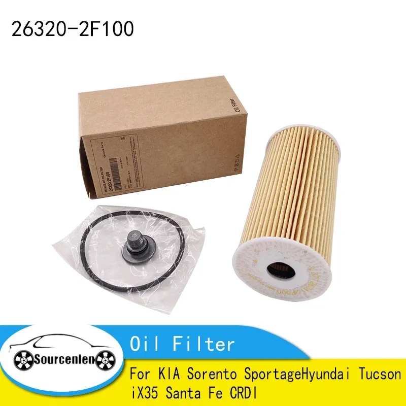 

Масляный фильтр для KIA Sorento SportageHyundai Tucson iX35 Santa Fe CRDI 26320-2F100 263202 F100 26320-2F100 263202 F100