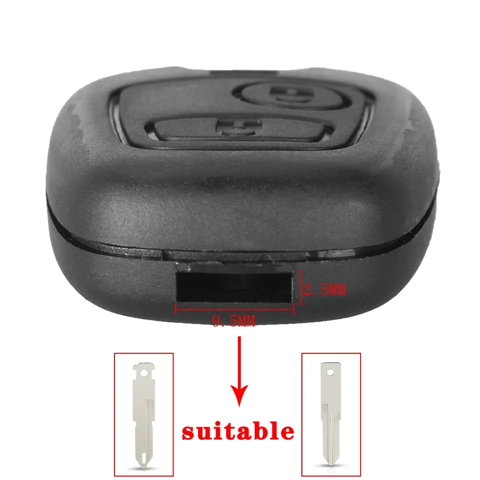 

Чехол Для Дистанционного Ключа KEYYOU Для Peugeot 106 107 206 207 306 307 406 407 Citroen C1 C2 C3 C4 C5 XSARA Picasso-автомо...