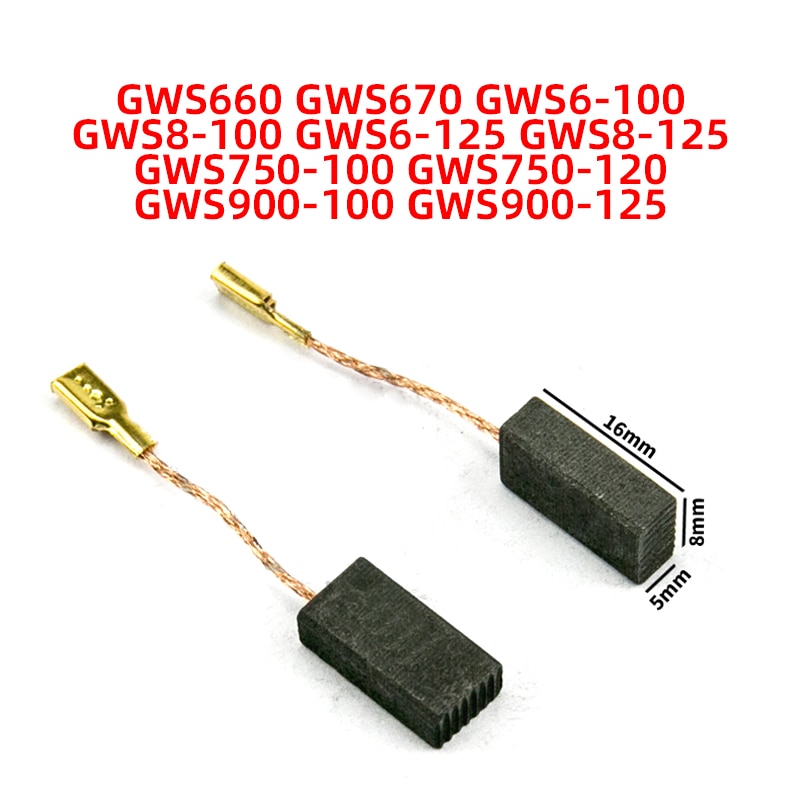 

Карбоновые щетки для болгарки Bosch GWS660 670