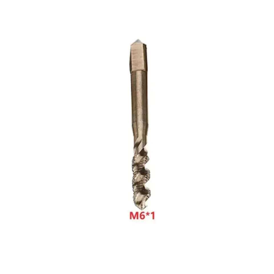 

M3-M10 HSS-Co Cobalt M35 Machine Sprial, метчики с канавками, метрический винтовой кран, Заглушка с правой резьбой, сверла, ручные инструменты для ремонта