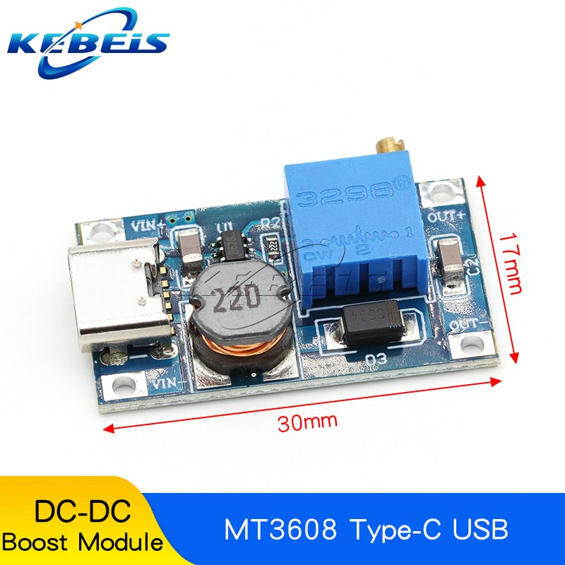 

KEBEIS MT3608 Повышающий модуль 2A
