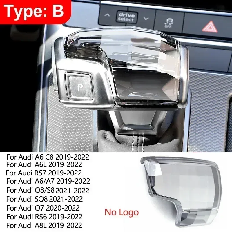 

Для Audi Crystal рычаг переключения передач A6 C8 A6L RS7 A7 Q8 S8 SQ8 Q7 RS6 A8L A4 A4L Q5L RS4 RS5 A5 S4 S5 SQ5