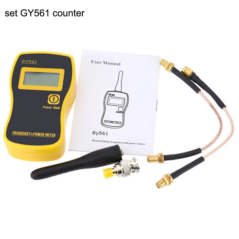 

Профессиональный ручной измеритель частоты GY561 GY-561 1 МГц-2400 МГц измеритель мощности для двусторонних радиочастотных измерителей