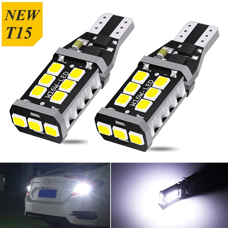 

2x W16W T15 светодиодный фонарь заднего хода Blub Canbus для Hyundai Solaris Tucson i10 i20 i30 i40 ix20 ix35 Santa Fe 2 3 4 Sonata 5 6 7 8