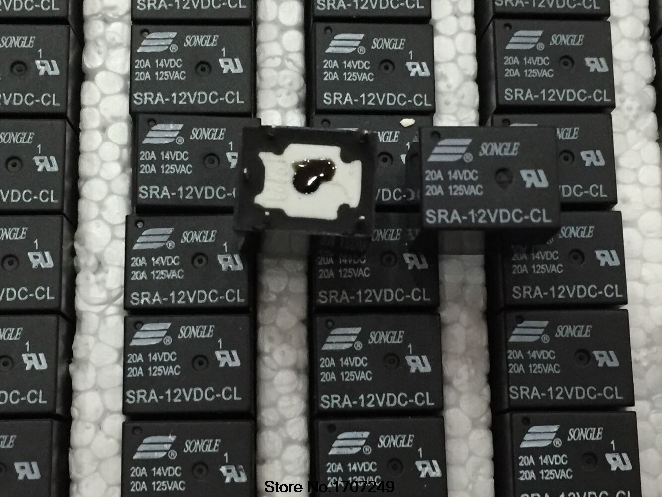 

Бесплатная доставка 100% новое оригинальное реле мощности 100 шт./лот SRA-12VDC-CL реле 12 В 20A 5pin одно открытое закрытое автомобильное реле