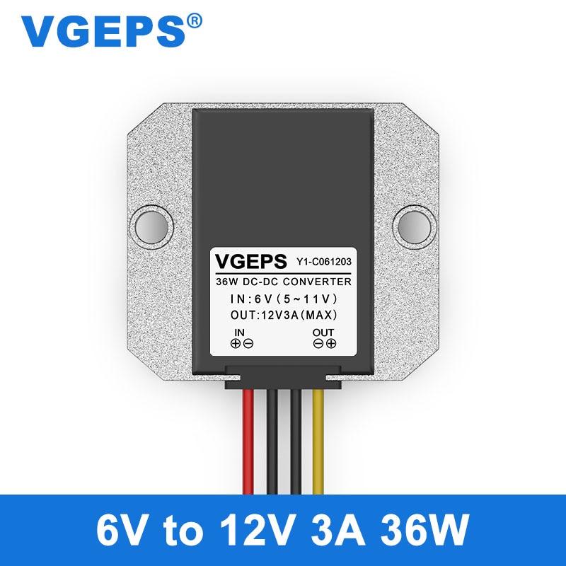 

6V-12V DC источника питания регулятор напряжения Конвертор на возраст от 5 до 11 лет в до 12 в автомобильный усилитель модуль DC-DC трансформатор