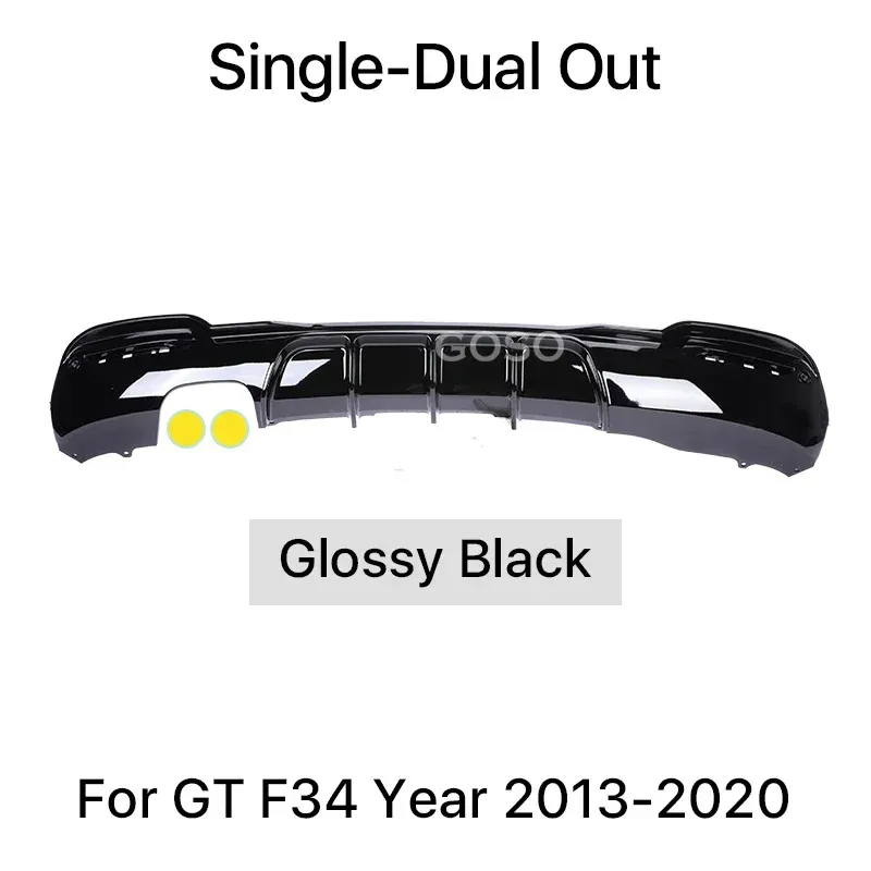 

Для BMW 3 серии GT F34 2013-2020 углеродное волокно M Tech передний бампер, замена губ MP, передний сплиттер, спойлер, диффузор