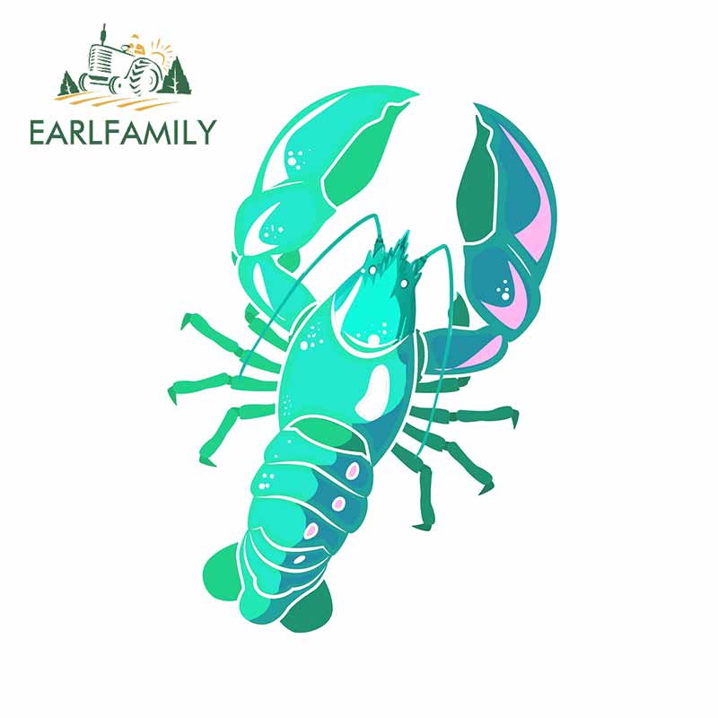 

EARLFAMILY 13 см x 9,4 см для раков, автомобиля, мотоцикла, наклейки, автомобильные аксессуары, наклейка, модная наклейка с защитой от царапин, украшение