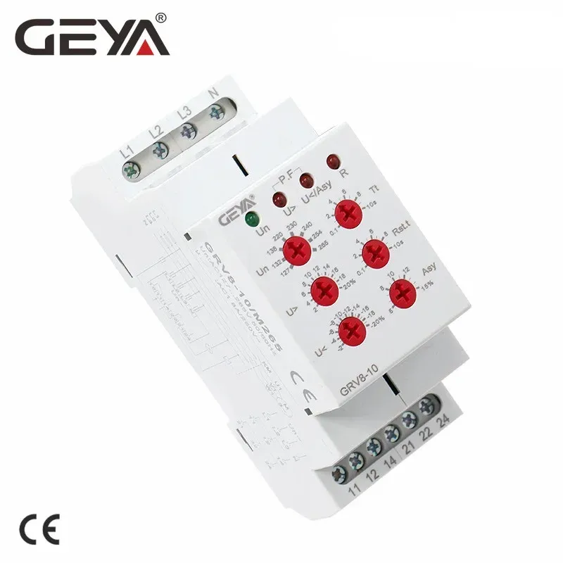 

GEYA GRV8-10 3-фазное реле контроля напряжения