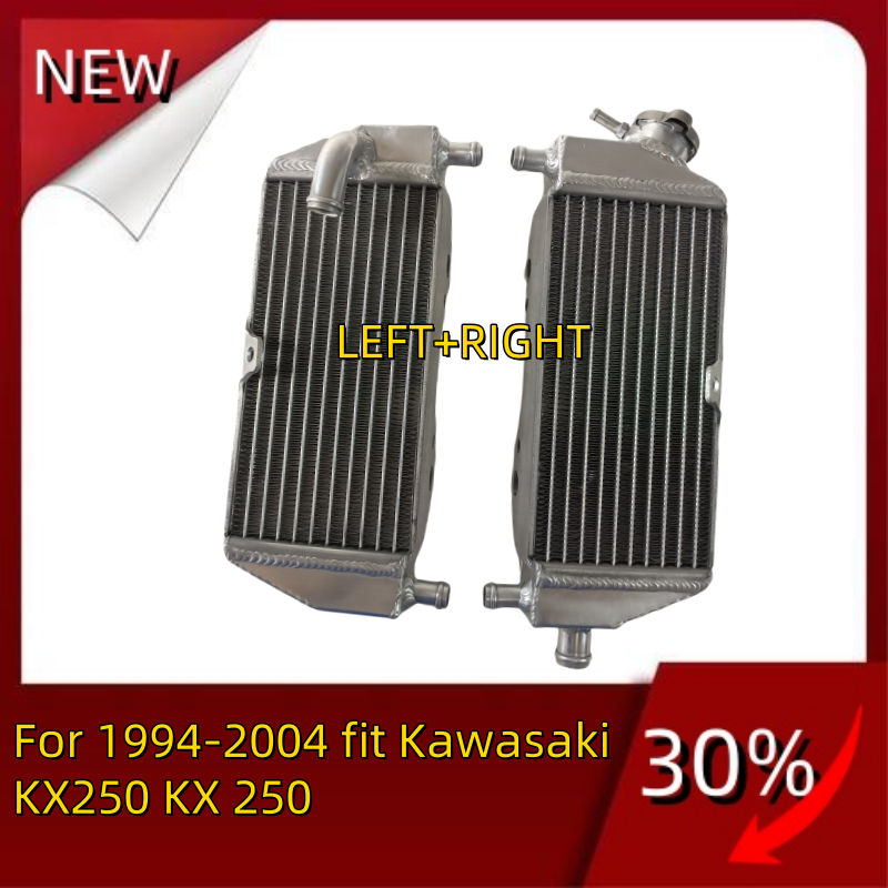 

Левый и правый для алюминиевого радиатора Kawasaki KX250 KX 250 1994-2004 годов 1994 1995 1996 1997 1998 1999 2000 2001 2002 2003