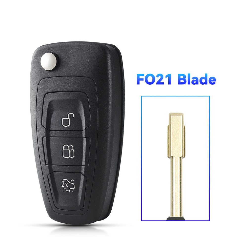

Складной флип-брелок KEYYOU с 3 кнопками для Ford Focus 3 Fiesta connect mondeo c max s Tourneo Fo21 /HU101