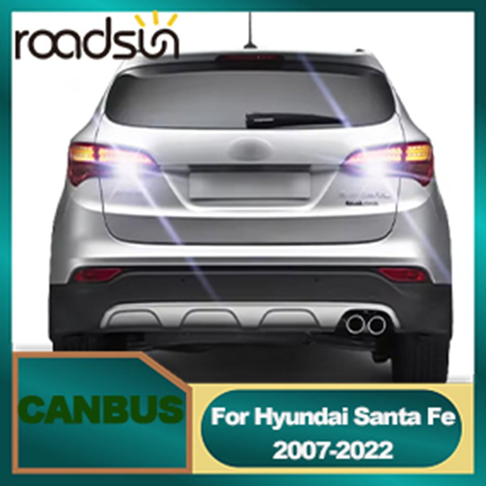 

2 шт. для Hyundai Santa Fe 2007-2015 2016 2017 2018 2019 2020 2021 2022 светодиодная резервная лампа заднего хода белая без ошибок
