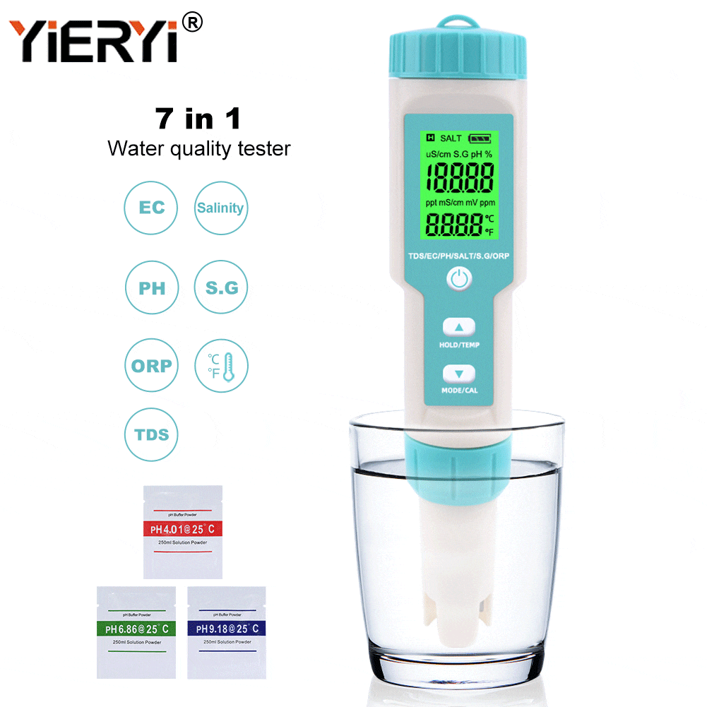 

Yieryi 7 в 1 Тестер качества воды