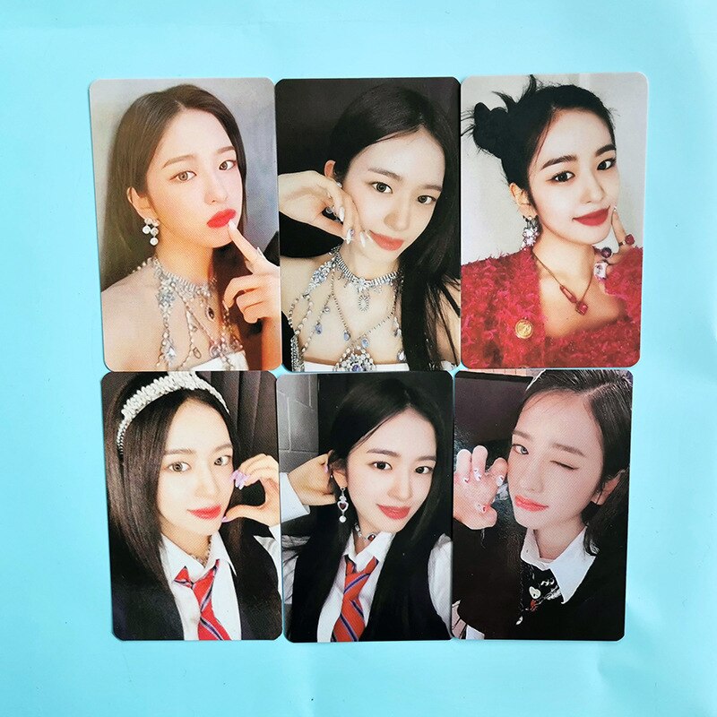 

Набор бумажных фотокарт Kpop IVE LOVE DIVE